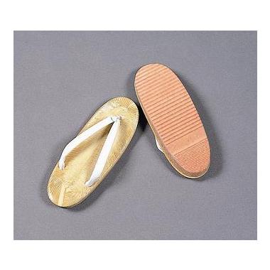 【草履　女性用　白鼻緒】スポンジ底　草履