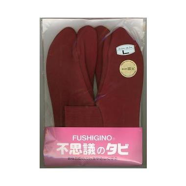 【靴下足袋】不思議たび　女性用ワイン　（冬用）　2足セット