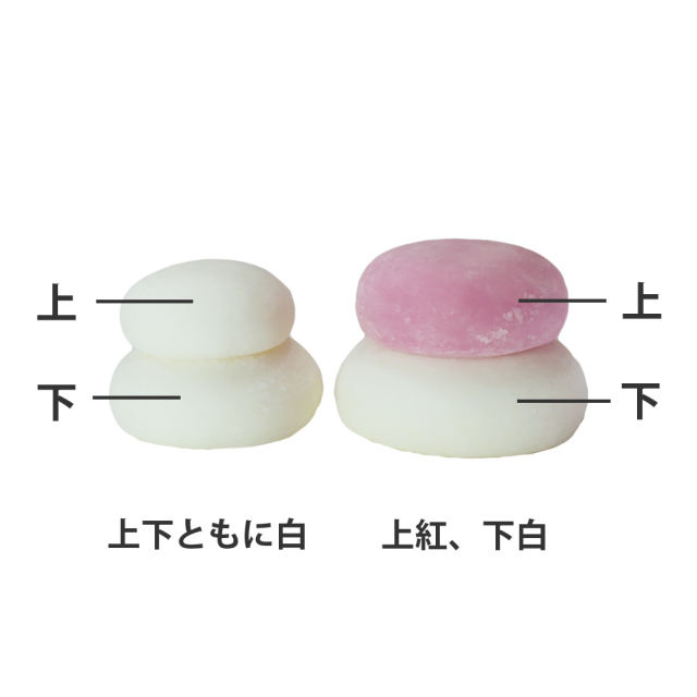 極上お供え品 餅【組み合わせ用単品 樹脂製 重ね餅 食品模型 寺院用仏具