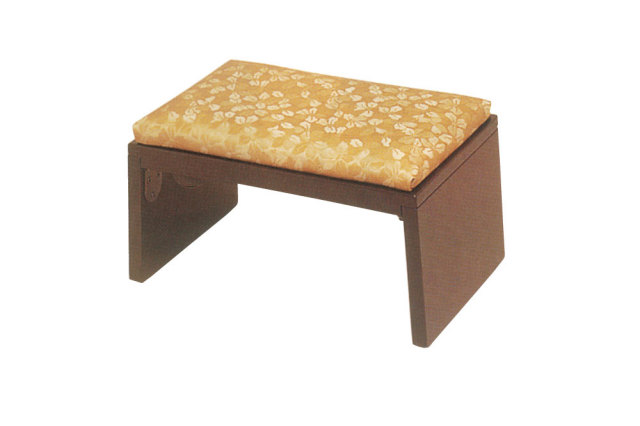 【正座椅子 携帯】　木製YR折畳正座椅子