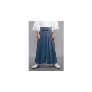 ※在庫切れ場合あり【道中袴 寺院用】年間用常袴　グレー　(マチ付型／アンドン型・腰板なし)