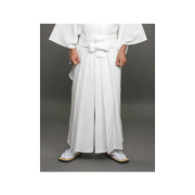 【道中袴 寺院用】お誂え　年間用常袴　白