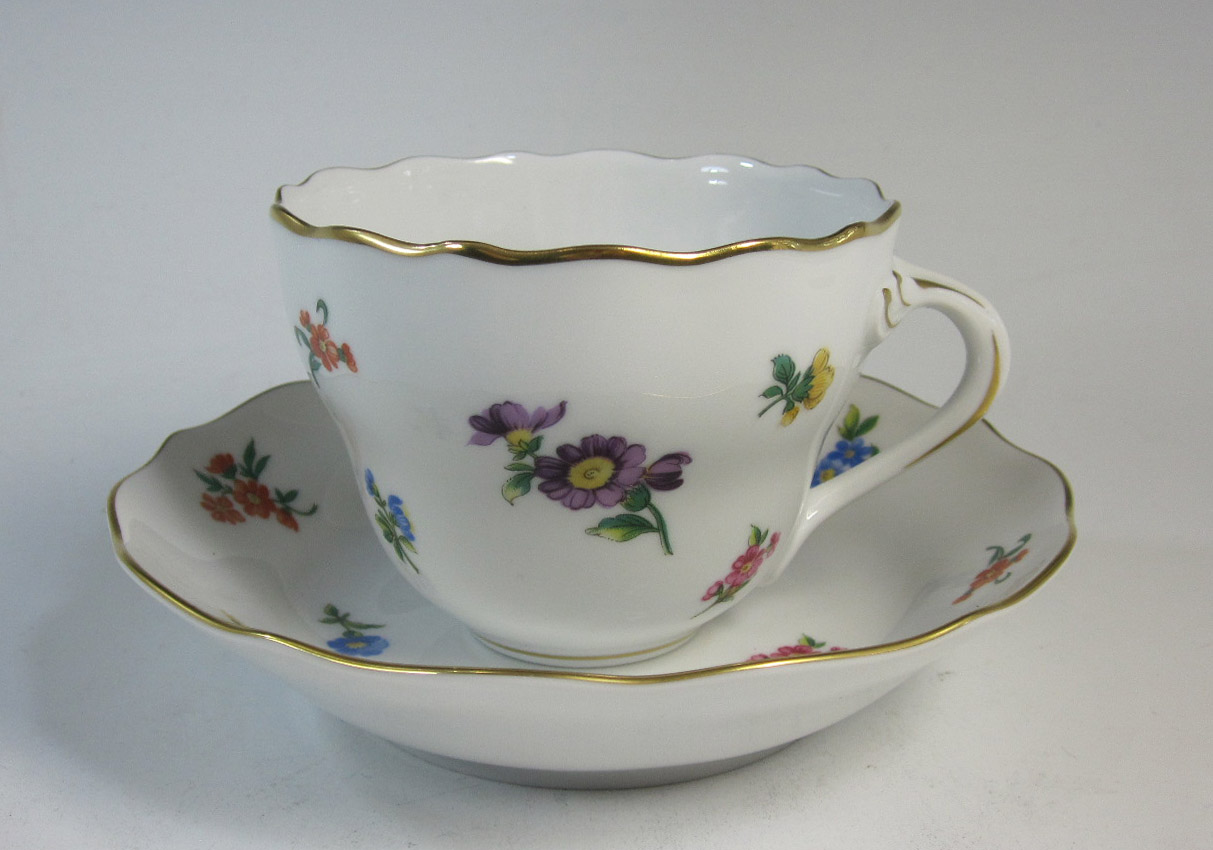 フッチェンロイター Hutschenreuther ミラベル ティーコーヒー 兼用 カップ&ソーサー 【ドイツ製/新品】 フッチェンロイター Hutschenreuther ミラベル ティーコーヒー 兼用 カップ&ソーサー 【ドイツ製/新品】