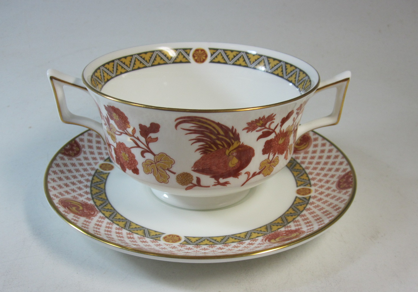 ウェッジウッド Wedgwood ゴールデンコックウェル スープ カップ