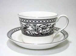 ウエッジウッド フロレンティーン プラチナ　カップ&ソーサー ウェッジウッド（Wedgwood） フロレンティーン シトロン ティー