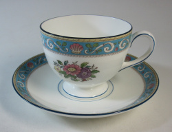 ウェッジウッドWedgwood ラニミードターコイス カップ＆ソーサー