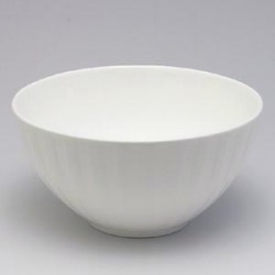 ウエッジウッド Wedgwood ナイト デイ ボウル１５ｃｍフルーテッド ホワイト