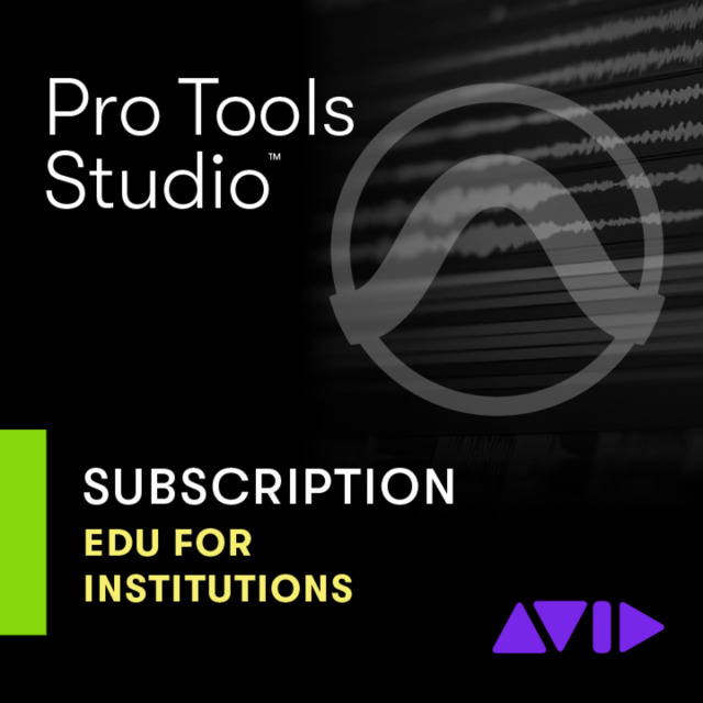 Pro Tools Studio アカデミック(教育機関用)年間サブスクリプション（新規）