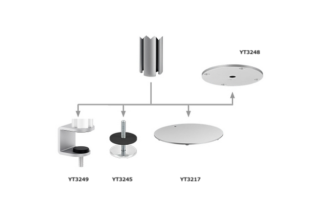 【決算セール】YT3249 - m!ka System Pole Table Clamp