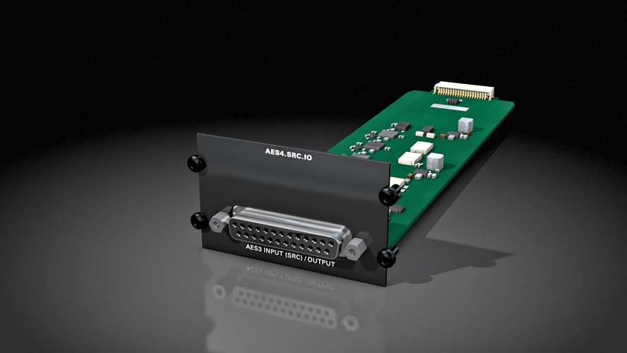 AES4.SRC.IO 8ch(mono) AES3 In/Out with input SRC モジュール