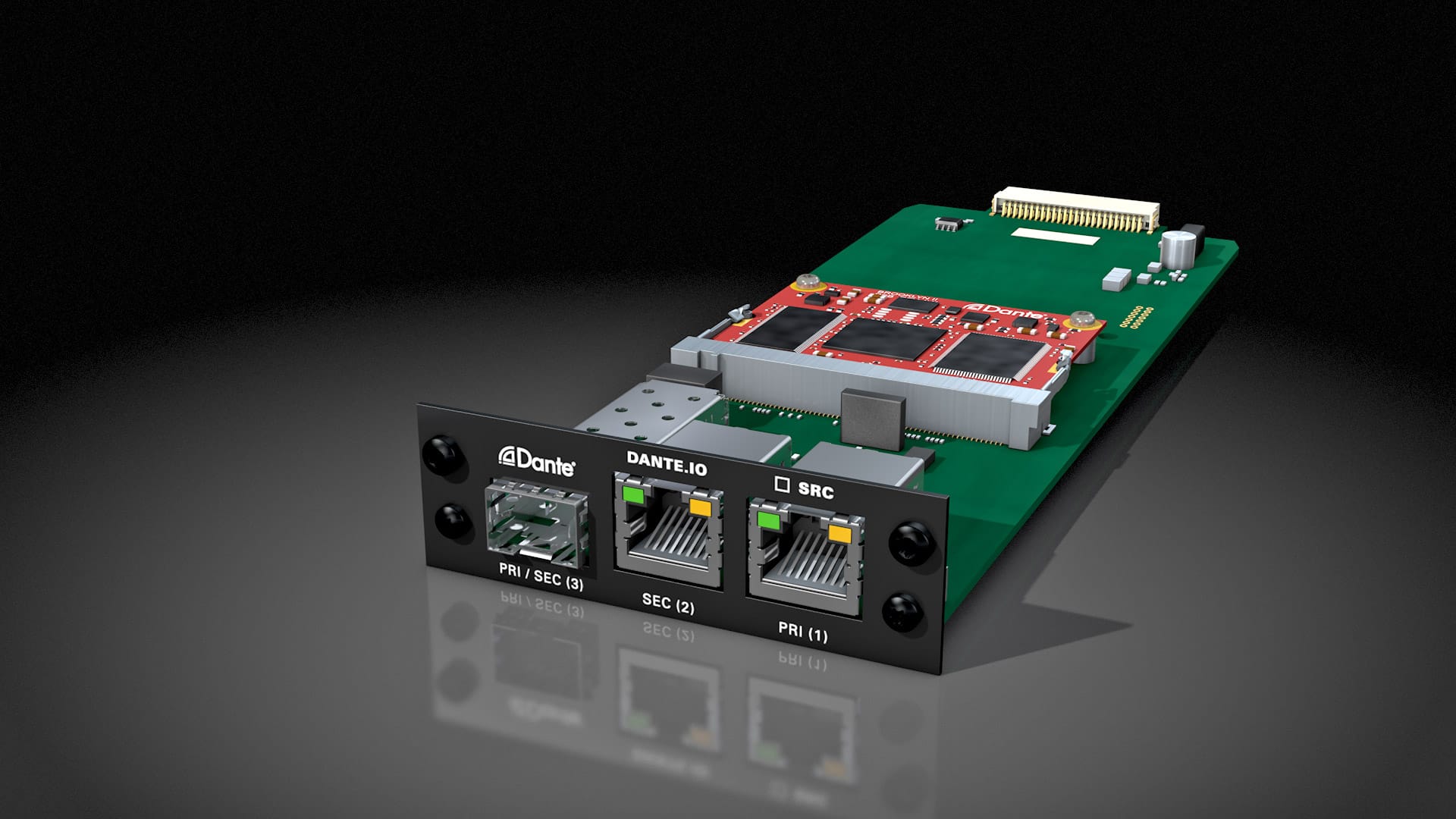 DANTE.IO 64ch Dante AoIP モジュール