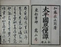 太平国恩俚譚　補正絵入本共