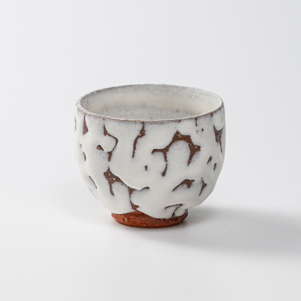 萩焼(伝統的工芸品)汲出し湯呑小鬼白松呉器No125