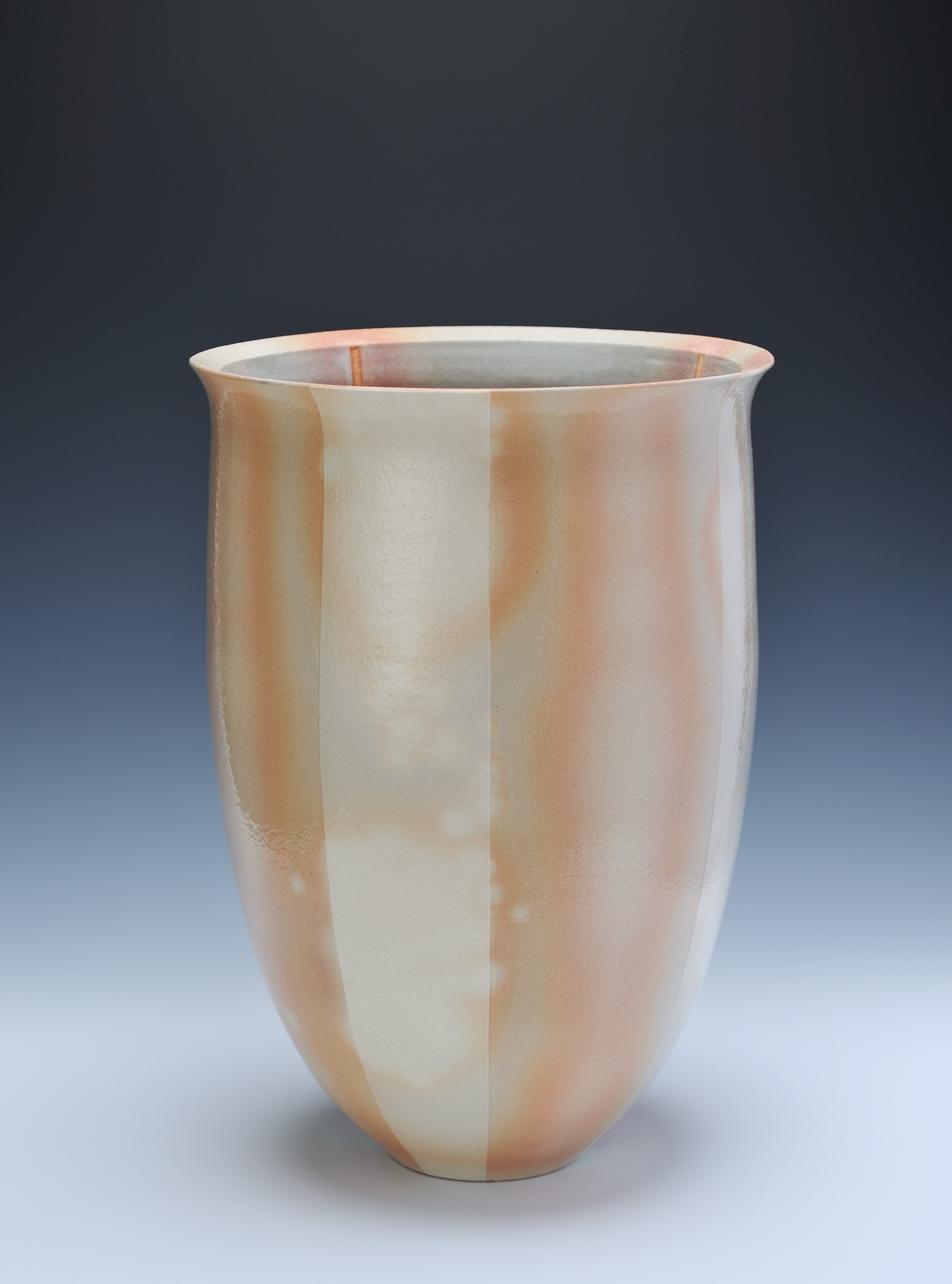 2003年第２６回伝統工芸新作展・樋口大桂≪化粧掛分窯変花器≫