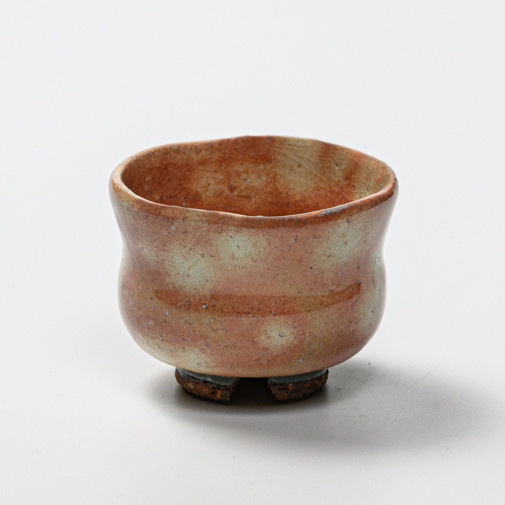 萩焼(伝統的工芸品)ぐい呑御本手胴締No808