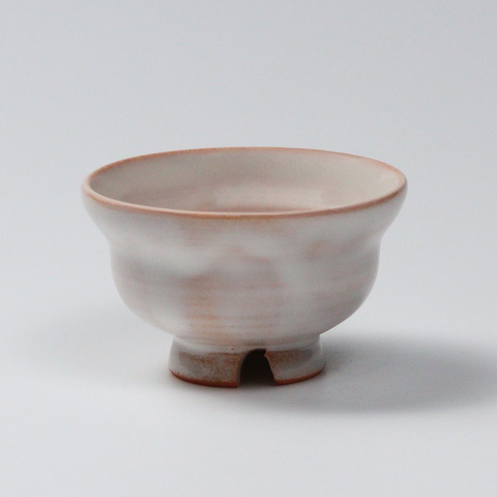 萩焼(伝統的工芸品)ぐい呑白姫ひさごNo845