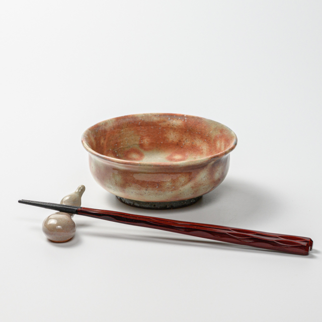 萩焼(伝統的工芸品)小鉢御本手端反