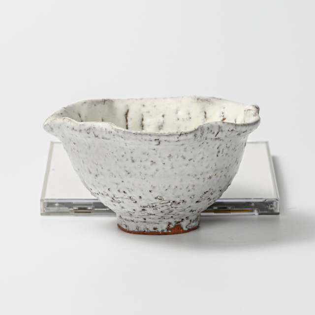 萩焼(伝統的工芸品)小鉢鬼白竹木の葉