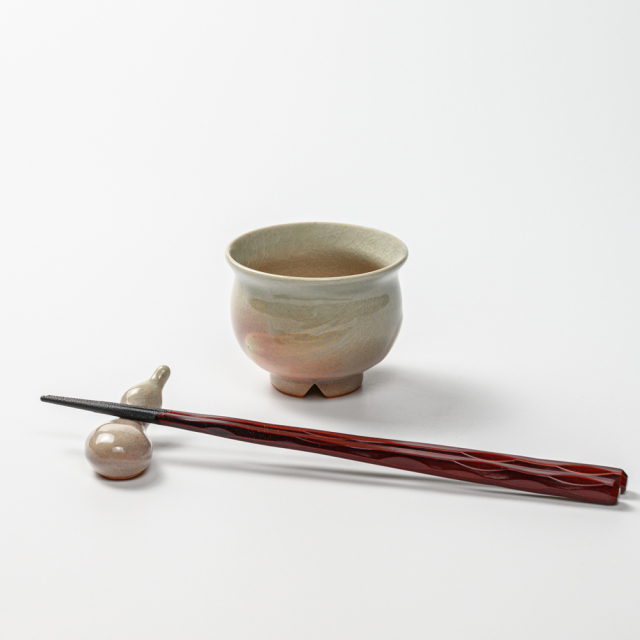 萩焼(伝統的工芸品)豆小鉢刷毛姫丸