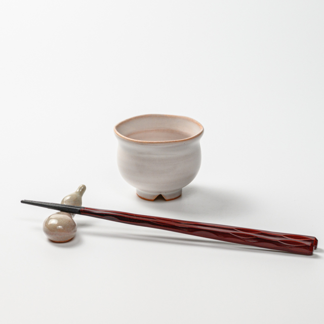 萩焼(伝統的工芸品)豆小鉢白姫丸