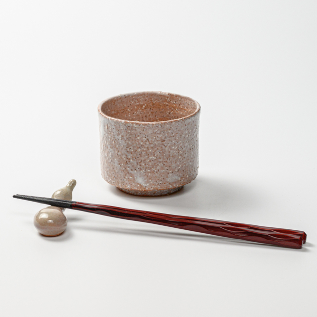 萩焼(伝統的工芸品)そばちょこ鬼萩筒