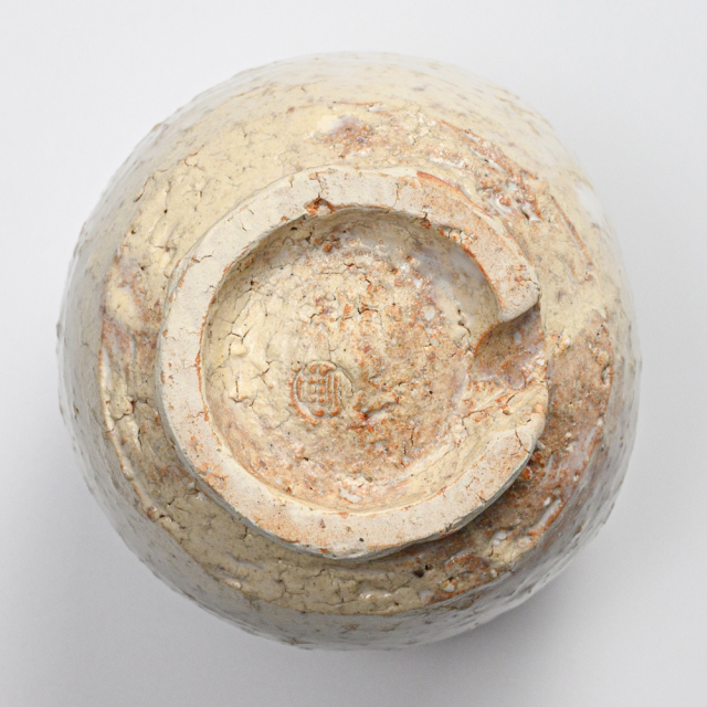 萩焼(伝統的工芸品)大湯呑鬼萩化粧荒呉器えくぼNo112