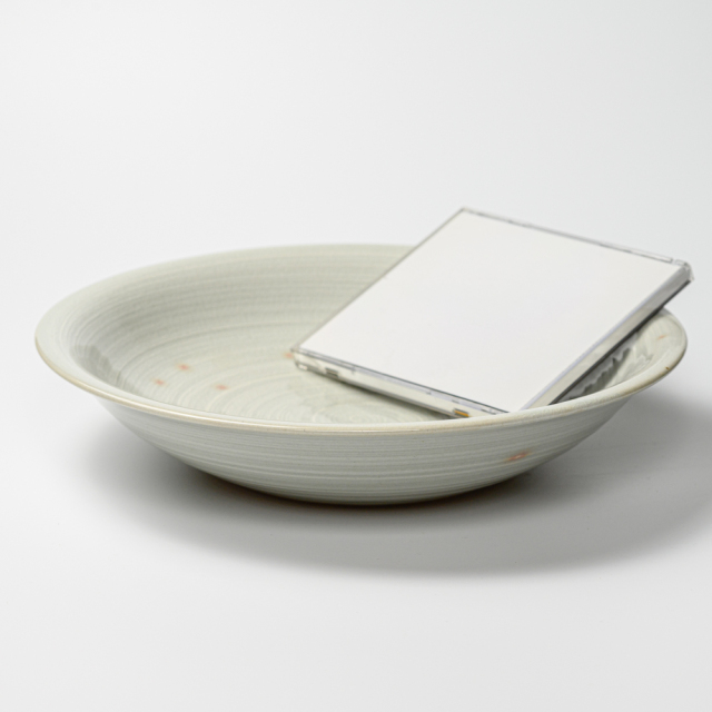 萩焼(伝統的工芸品)特大鉢刷毛姫朝顔