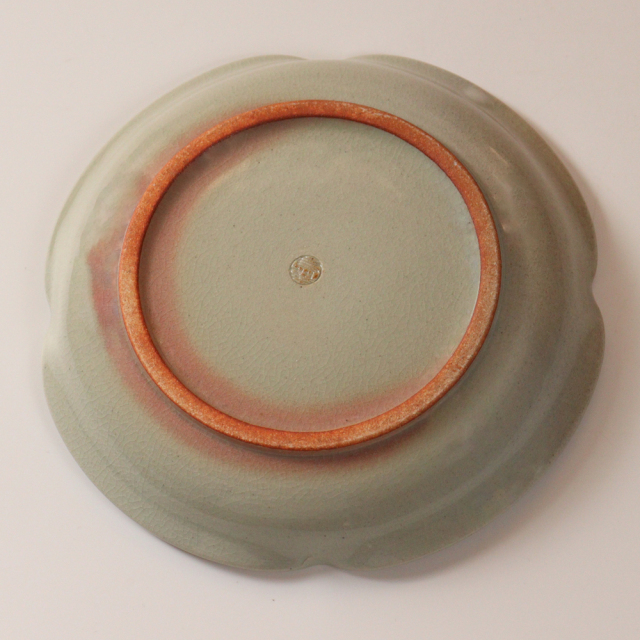 萩焼(伝統的工芸品)銘々皿刷毛姫四つ葉