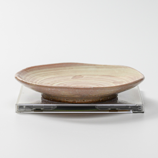 萩焼(伝統的工芸品)銘々皿刷毛姫荒五岳桜紋