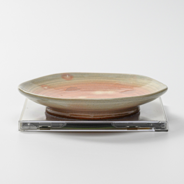 萩焼(伝統的工芸品)銘々皿刷毛姫五岳桜紋