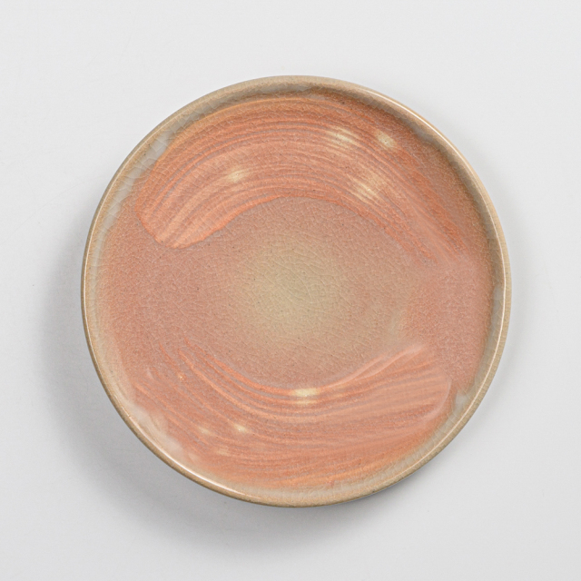 萩焼(伝統的工芸品)銘々皿刷毛姫丸