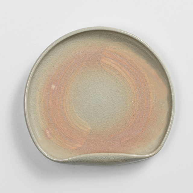 萩焼(伝統的工芸品)銘々皿刷毛姫豆形一辺