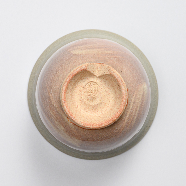 萩焼(伝統的工芸品)汲出し湯呑中刷毛姫朝顔