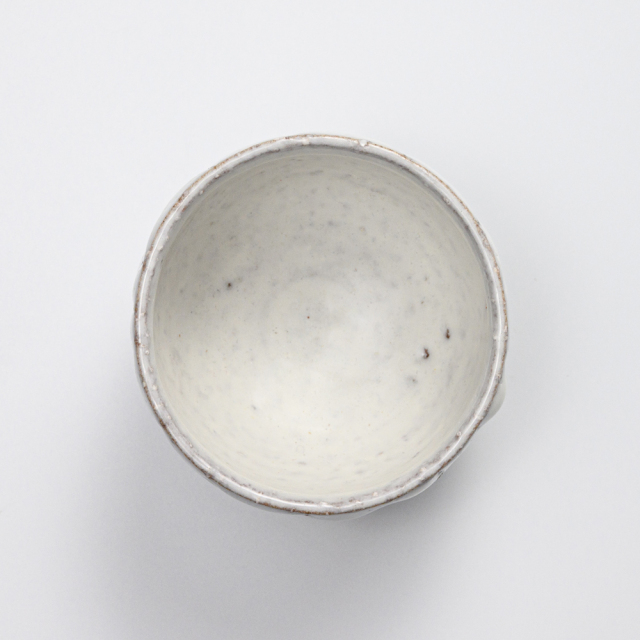 萩焼(伝統的工芸品)汲出し湯呑小鬼白松呉器No125