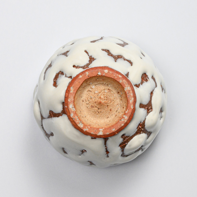 萩焼(伝統的工芸品)汲出し湯呑小鬼白松呉器No125