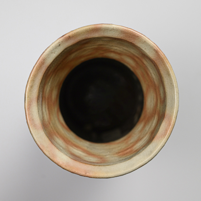 萩焼(伝統的工芸品)花入御本手砧