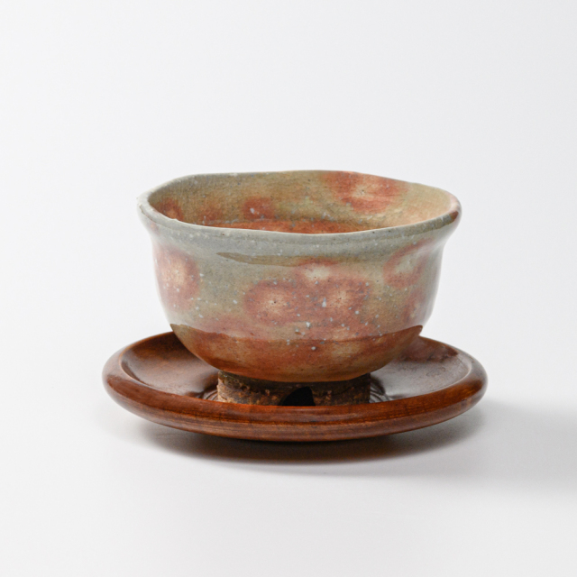 萩焼(伝統的工芸品)汲出し湯呑大御本手朝顔No141