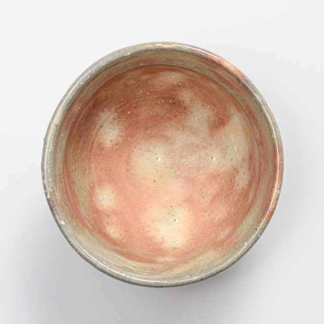 萩焼(伝統的工芸品)汲出し湯呑大御本手朝顔No141