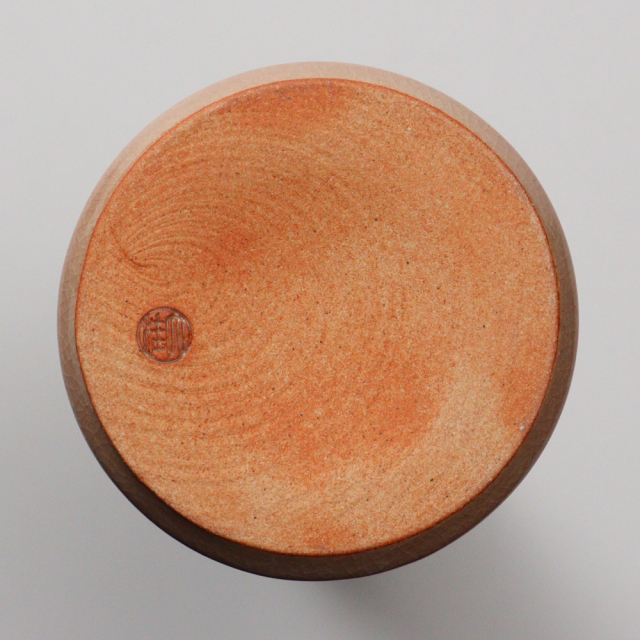 萩焼(伝統的工芸品)花入小細手刷毛姫円錐形No1451