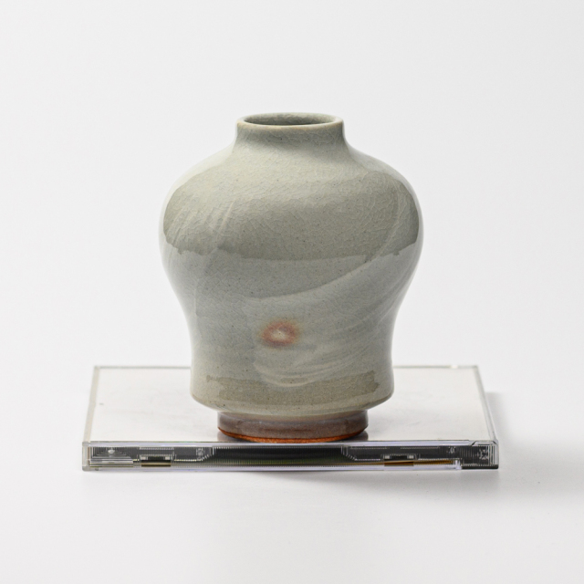 萩焼(伝統的工芸品)ミニ花入刷毛姫瓶子No1531