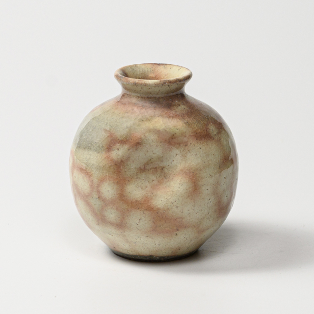 萩焼(伝統的工芸品)ミニ花入御本手丸No1536
