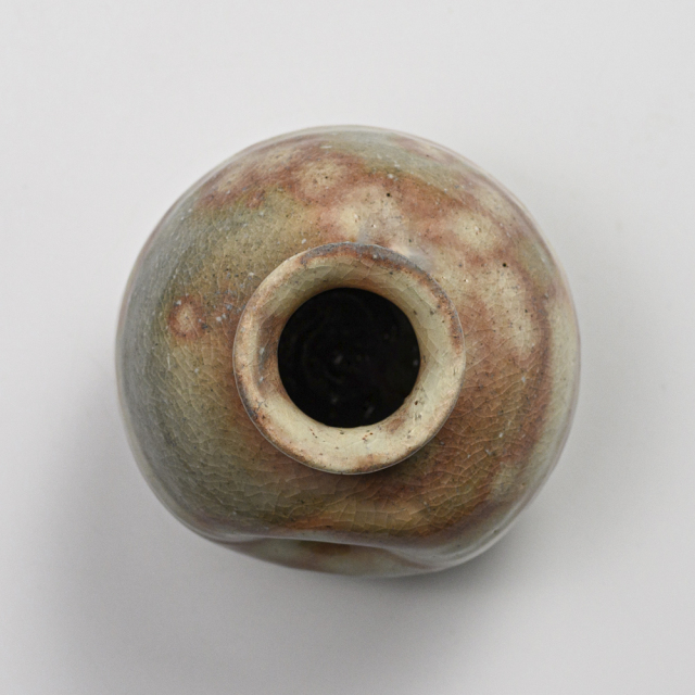 萩焼(伝統的工芸品)ミニ花入御本手丸No1536