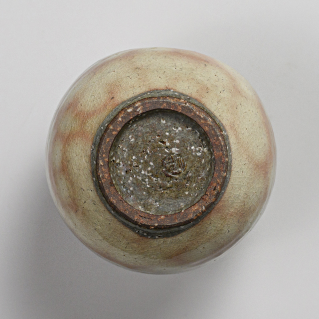 萩焼(伝統的工芸品)ミニ花入御本手丸No1536