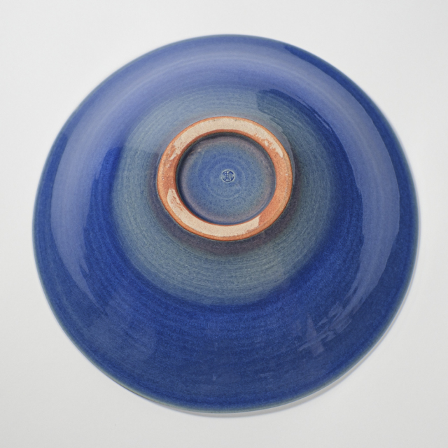 萩焼(伝統的工芸品)水盤透青釉末広No1603