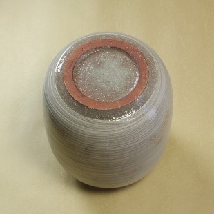 萩焼(伝統的工芸品)つぼ大刷毛青荒瓜形