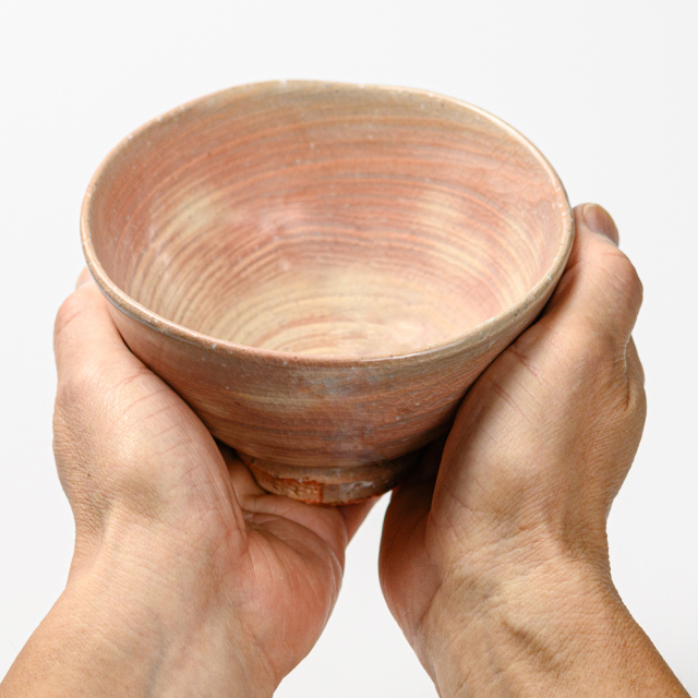 萩焼(伝統的工芸品)抹茶碗刷毛姫荒井戸形No1801