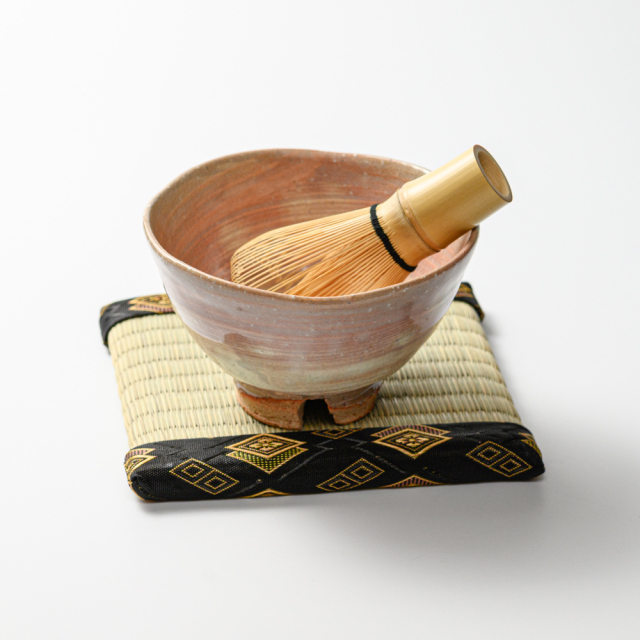 萩焼(伝統的工芸品)抹茶碗刷毛姫荒井戸形No1801