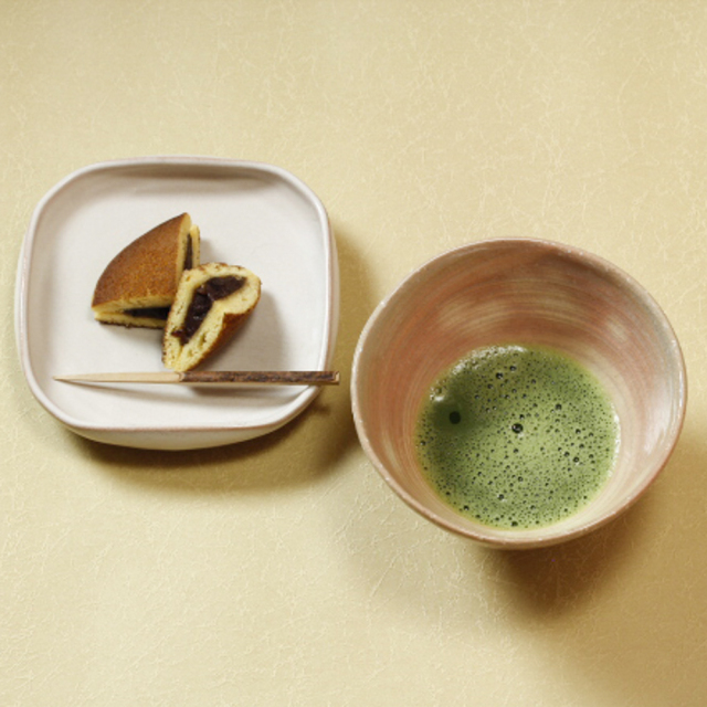 萩焼(伝統的工芸品)抹茶碗刷毛姫荒井戸形No1801