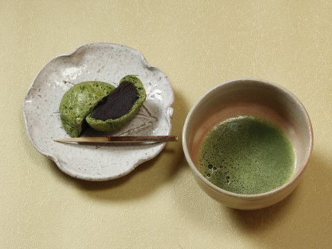 萩焼(伝統的工芸品)抹茶碗刷毛姫荒半筒