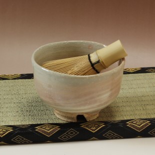 萩焼(伝統的工芸品)抹茶碗刷毛姫荒半筒